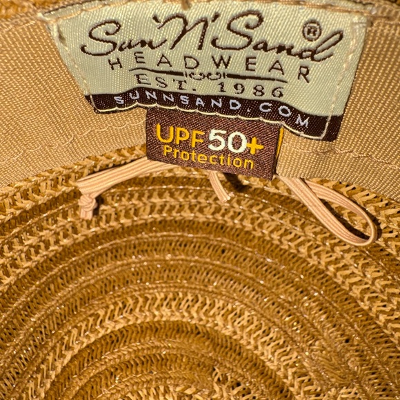 Chic Straw Sun Hat with Shell Details - Picture 3 of 3